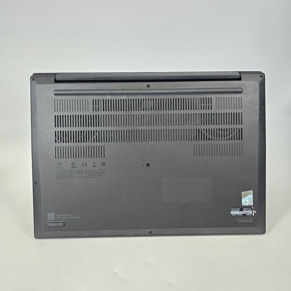 Lenovo ThinkPad P1 Gen 5 16 2022 Black 2.4 GHz Intel Core i7 12th Gen. 32GB RAM 1TB Solid State Drive NVIDIA RTX A2000 8 GB