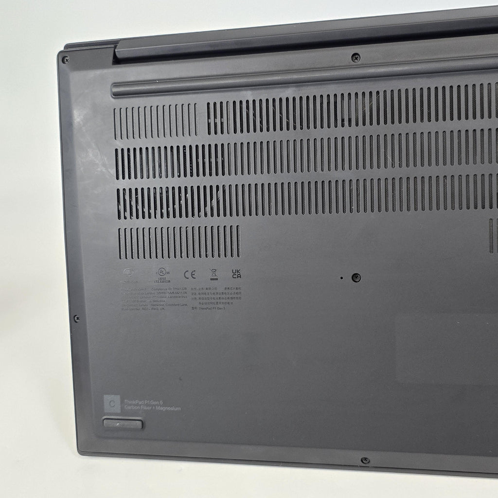 Lenovo ThinkPad P1 Gen 5 16 2022 Black 2.4 GHz Intel Core i7 12th Gen. 32GB RAM 1TB Solid State Drive NVIDIA RTX A2000 8 GB