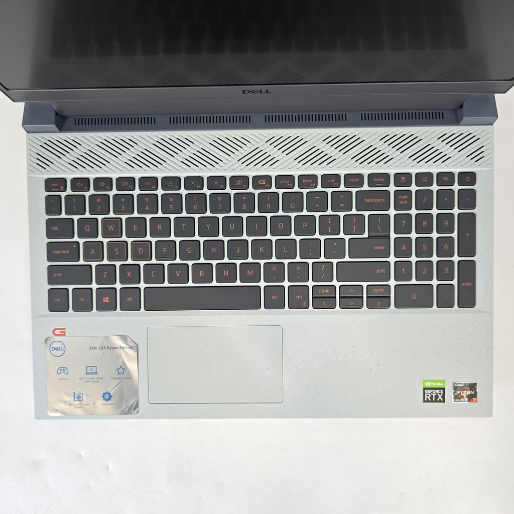 Dell G15 5515 15.6 White 3.2 GHz AMD Ryzen 7 5800H 8GB RAM 512GB Solid State Drive NVIDIA GeForce RTX 3050 Ti 4 GB