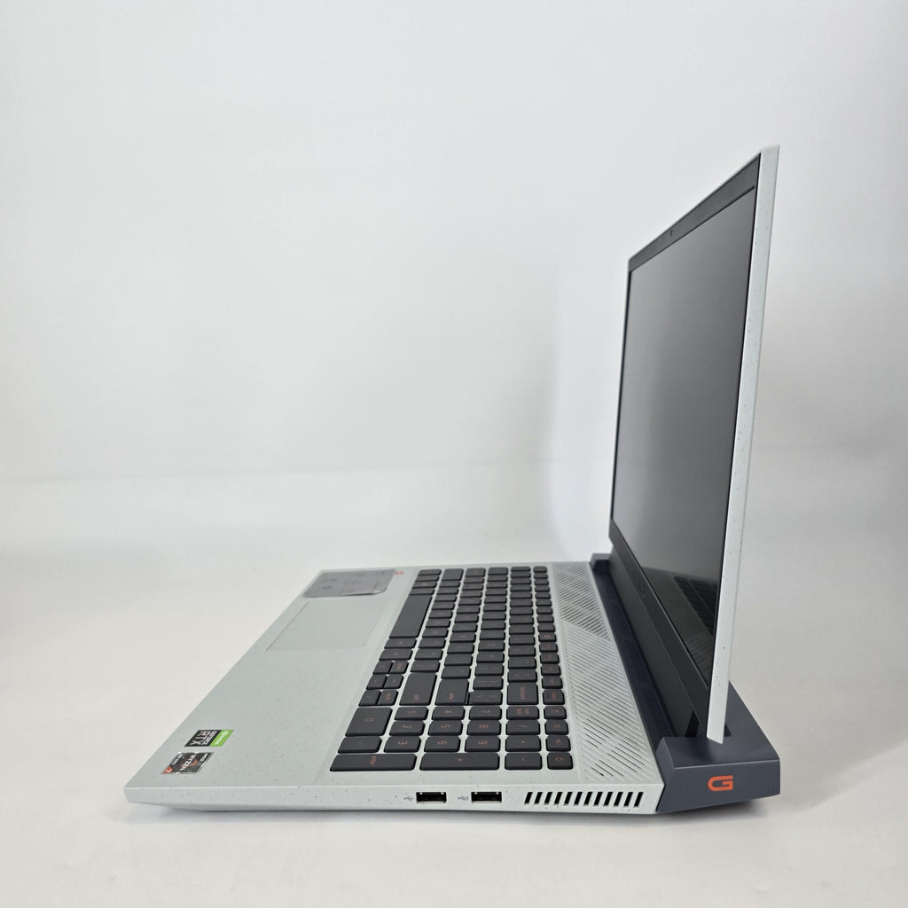Dell G15 5515 15.6 White 3.2 GHz AMD Ryzen 7 5800H 8GB RAM 512GB Solid State Drive NVIDIA GeForce RTX 3050 Ti 4 GB