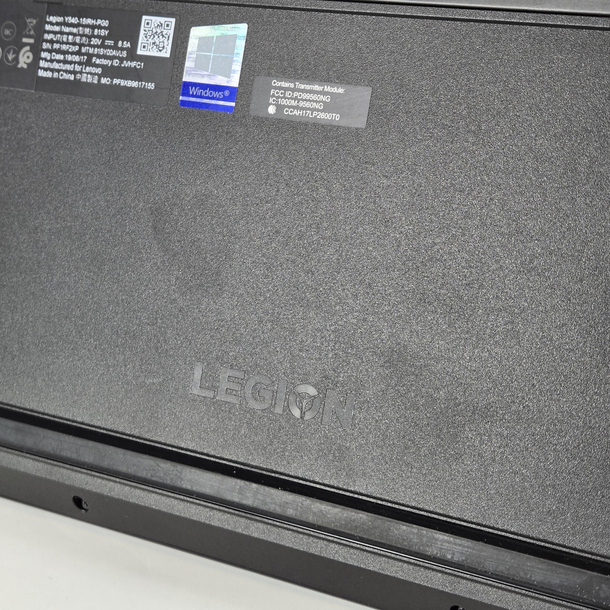 Lenovo Legion Y540 15.6 Black 2.6 GHz Intel Core i7 9th Gen. 16GB RAM 256GB Solid State Drive 1TB Hard Disk Drive NVIDIA GeForce GTX 1650 4 GB