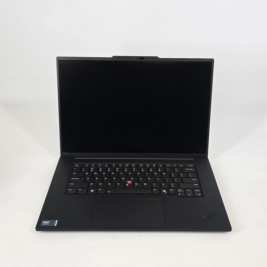Lenovo ThinkPad P1 Gen 7 16 2024 Black 2.3 GHz Intel Core Ultra 9 32GB RAM 1TB Solid State Drive NVIDIA GeForce RTX 4070 8 GB