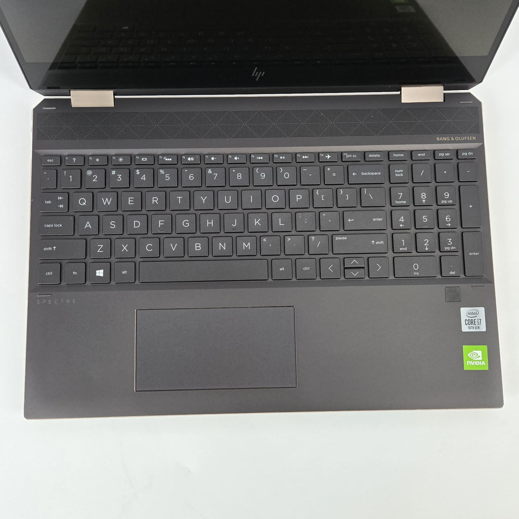 HP Spectre 15 x360 Black 1.8 GHz Intel Core i7 10th Gen. 16GB RAM 1TB Solid State Drive NVIDIA GeForce MX250 2 GB