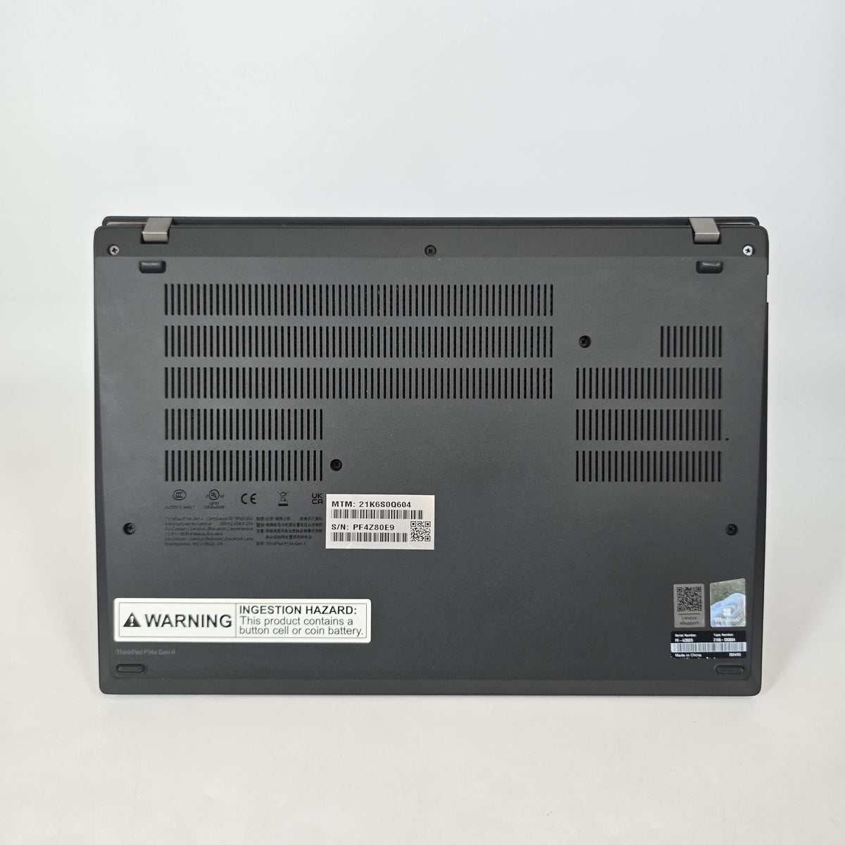 Lenovo ThinkPad P14s Gen 4 Black 3.2 GHz AMD Ryzen 7 Pro 7840U 16GB RAM 512GB Solid State Drive
