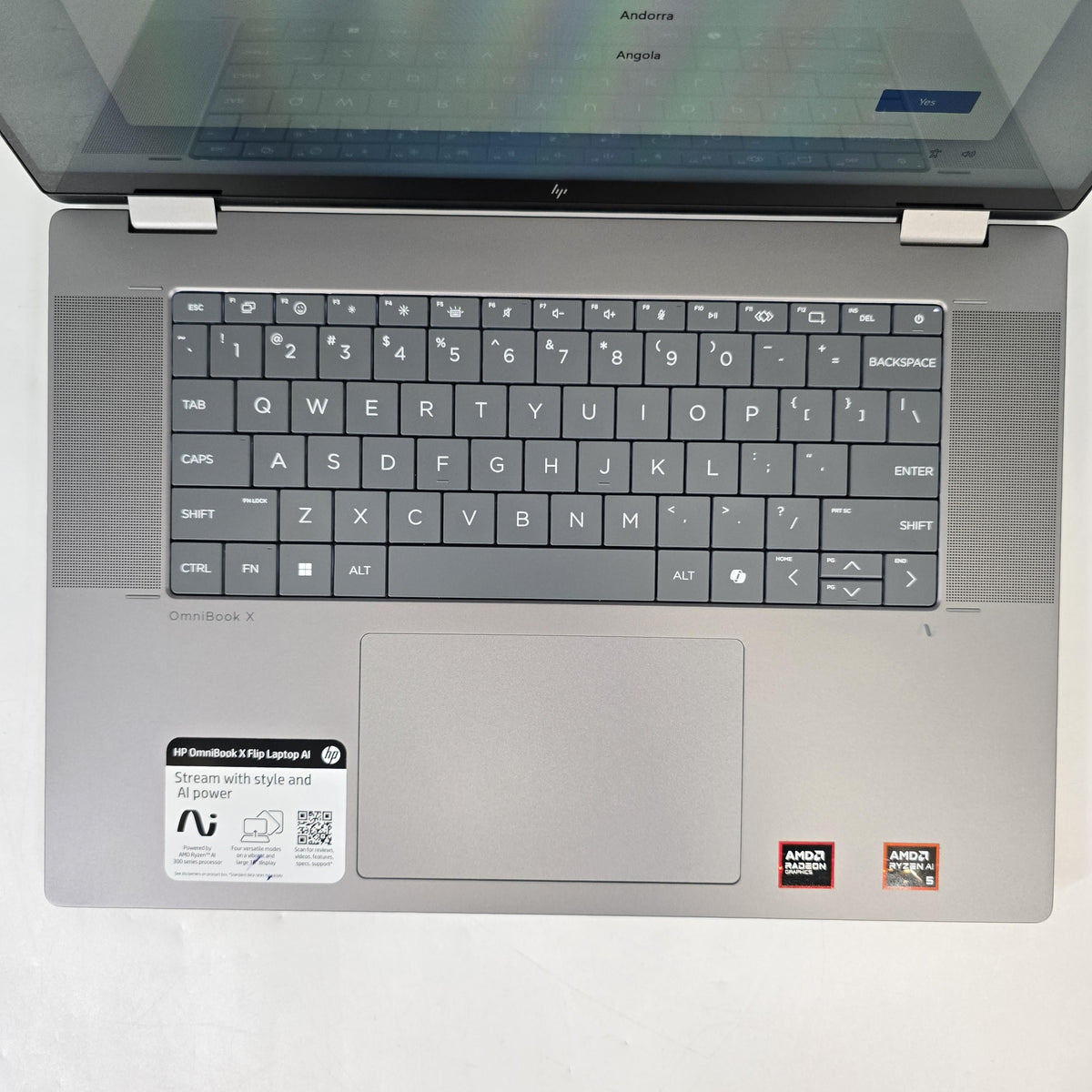 HP OmniBook X Flip 16 Eclipse Gray 2.0 GHz AMD Ryzen AI 5 340 16GB RAM 512GB Solid State Drive