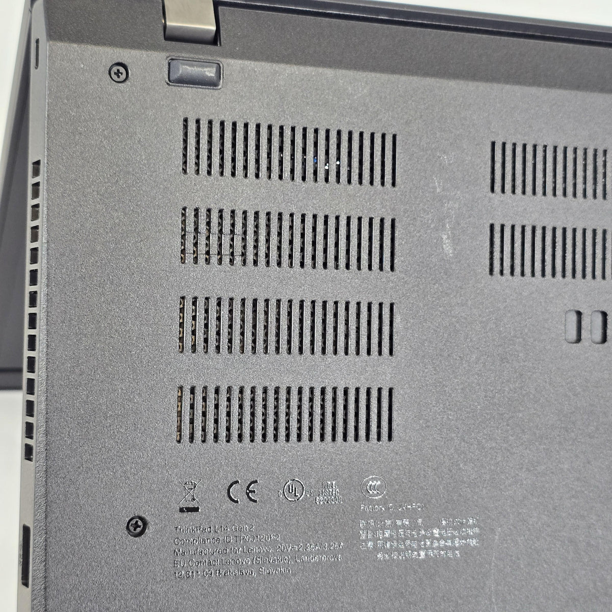 Lenovo ThinkPad L14 Gen 2 Black 2.4 GHz Intel Core i5 11th Gen. 16GB RAM 256GB Solid State Drive