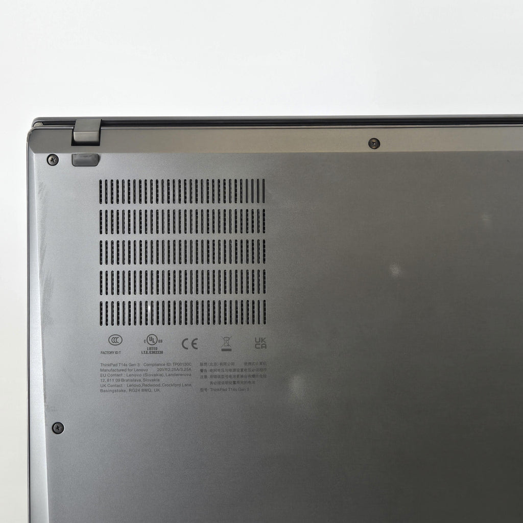 Lenovo ThinkPad T14s Gen 3 Gray 2.1 GHz Intel Core i7 12th Gen. 16GB RAM 512GB Solid State Drive