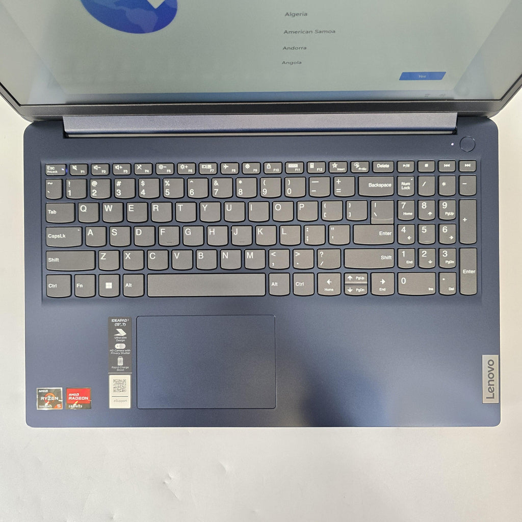 Lenovo IdeaPad 1 15.6 Abyss Blue 2.8 GHz AMD Ryzen 5 7520U 8GB RAM 256GB Solid State Drive