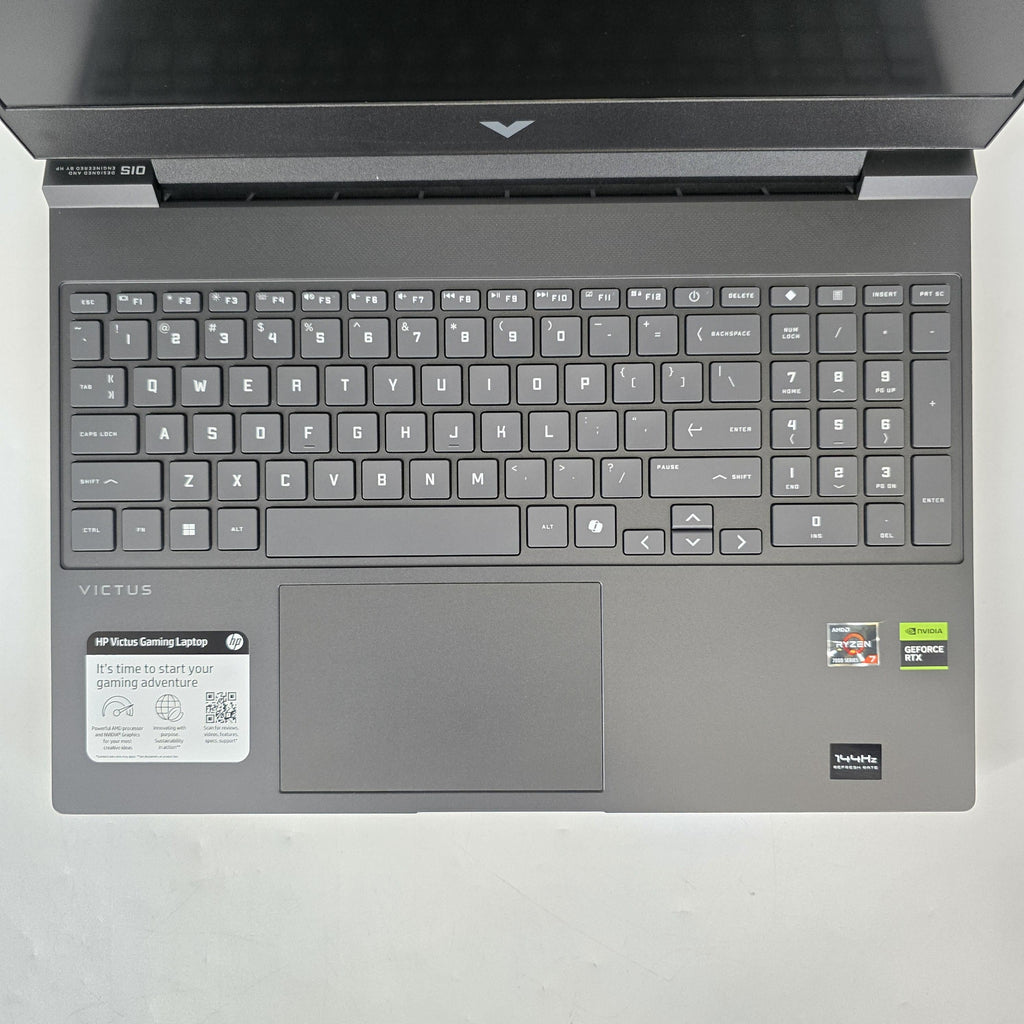 HP Victus 16.1 Gray 3.2 GHz AMD Ryzen 7 7445HS 16GB RAM 512GB Solid State Drive NVIDIA GeForce RTX 4050 6 GB
