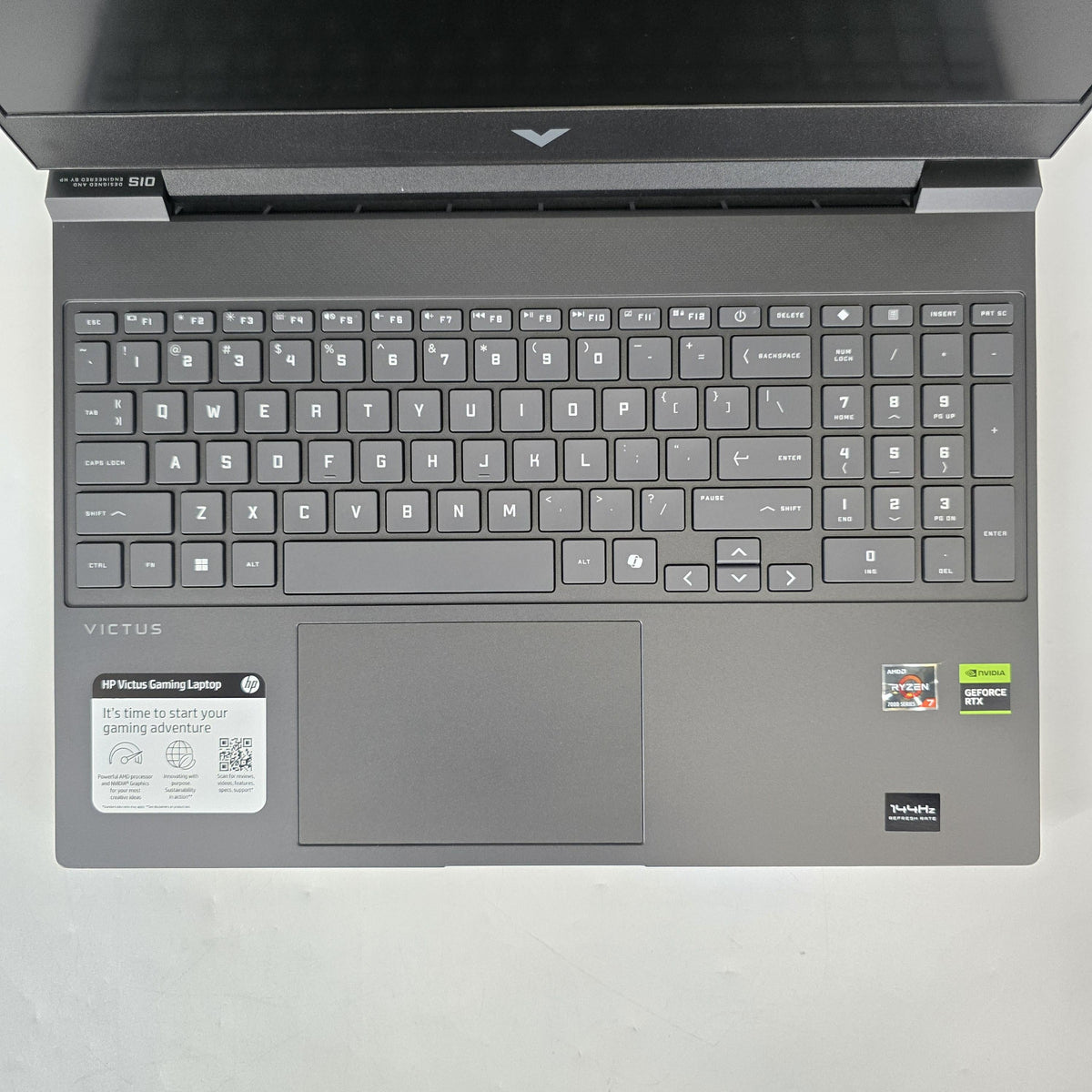 HP Victus 16.1 Gray 3.2 GHz AMD Ryzen 7 7445HS 16GB RAM 512GB Solid State Drive NVIDIA GeForce RTX 4050 6 GB