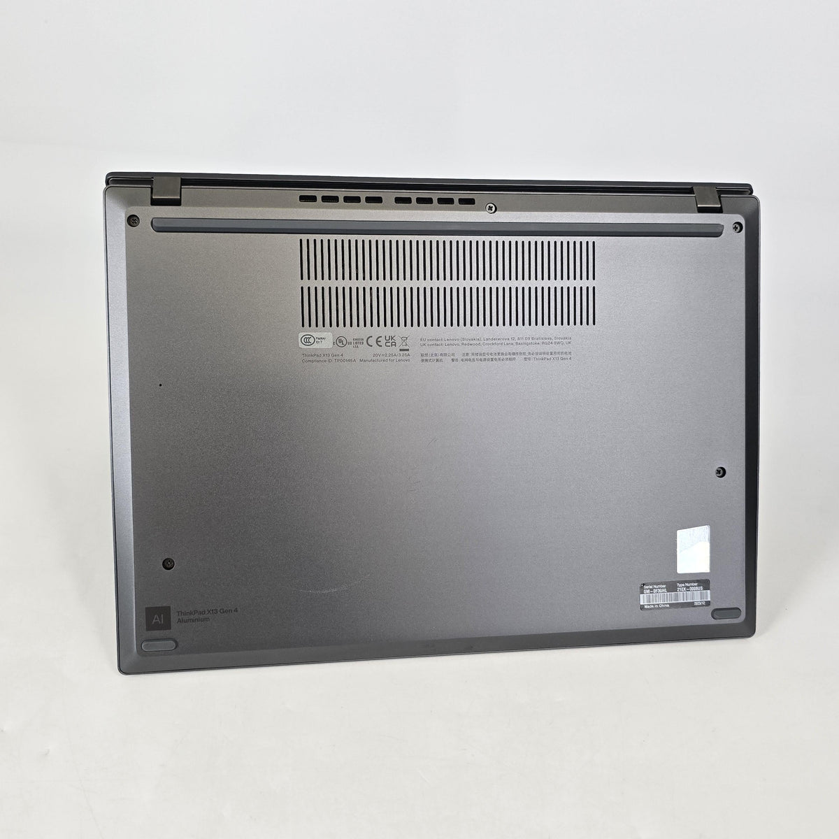 Lenovo ThinkPad X13 Gen 4 Gray 1.7 GHz Intel Core i7 13th Gen. 16GB RAM 512GB Solid State Drive