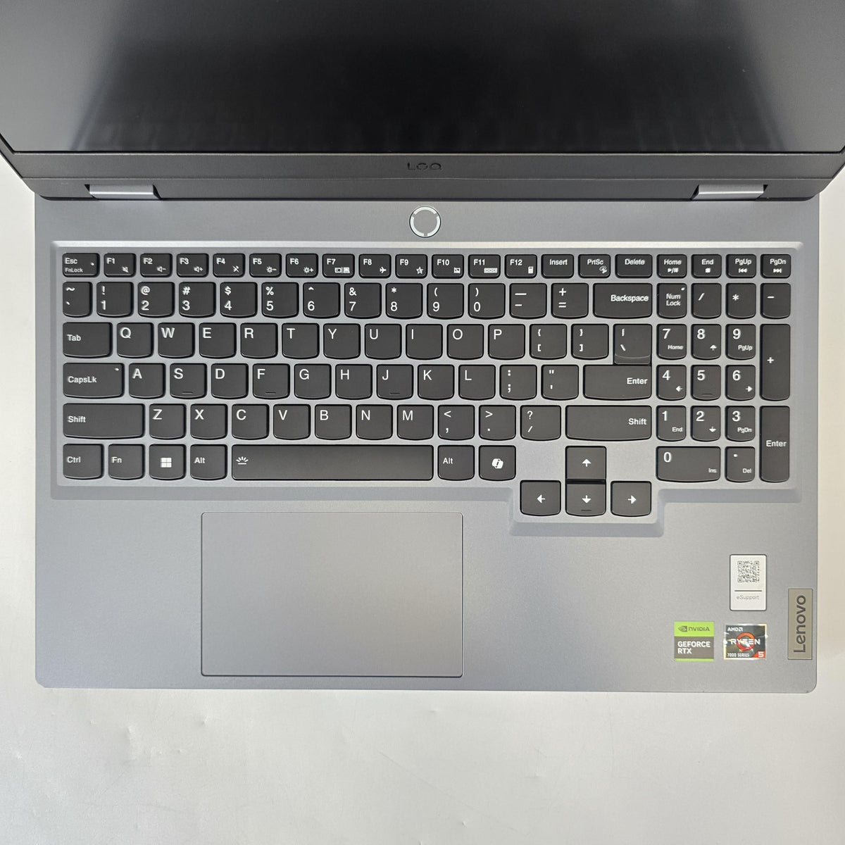 Lenovo LOQ 15 Gray 3.2 GHz AMD Ryzen 5 7235HS 16GB RAM 512GB Solid State Drive NVIDIA GeForce RTX 4050 6 GB