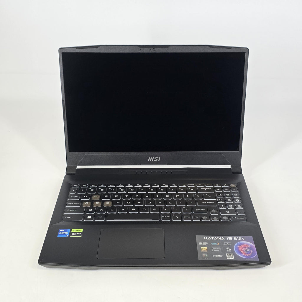 MSI Katana 15 15.6 Black 2.3 GHz Intel Core i7 12th Gen. 16GB RAM 1TB Solid State Drive NVIDIA GeForce RTX 4060 8 GB