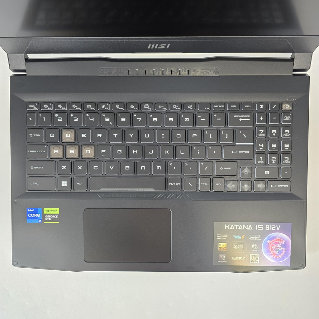 MSI Katana 15 15.6 Black 2.3 GHz Intel Core i7 12th Gen. 16GB RAM 1TB Solid State Drive NVIDIA GeForce RTX 4060 8 GB