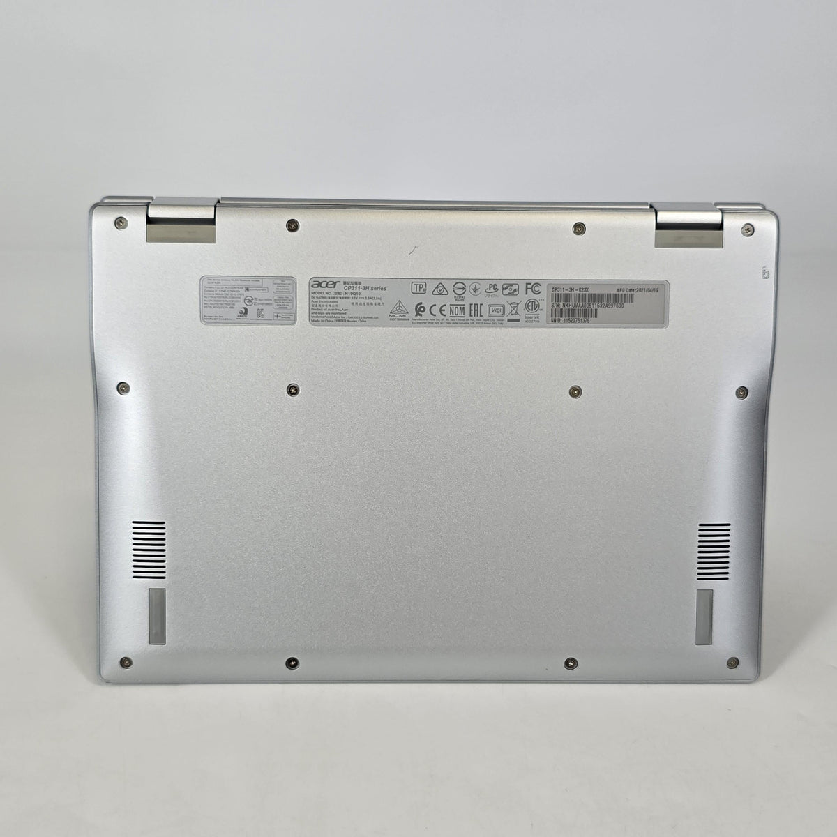 Acer Chromebook Spin 311 11 Silver 2.0 GHz MediaTek 8183 4GB RAM 32GB Embedded MultiMediaCard