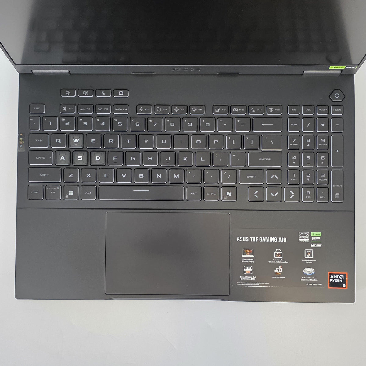 Asus TUF A16 16 Jaeger Gray 4.0 GHz AMD Ryzen 9 270 32GB RAM 1TB Solid State Drive NVIDIA GeForce RTX 5070 8 GB