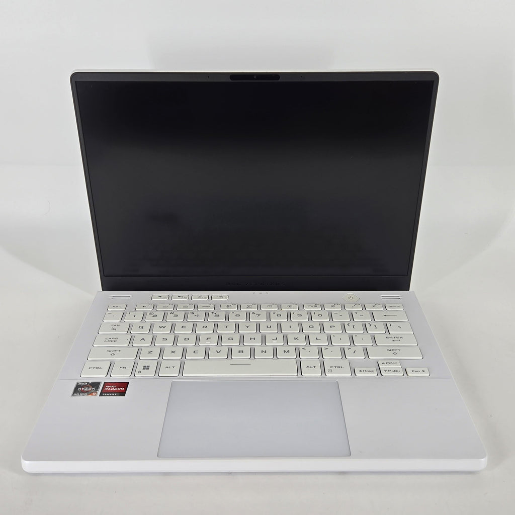 Asus ROG Zephyrus G14 GA402 14 White 3.3 GHz AMD Ryzen 9 6900HS 16GB RAM 1TB Solid State Drive AMD Radeon RX 6800S 8 GB