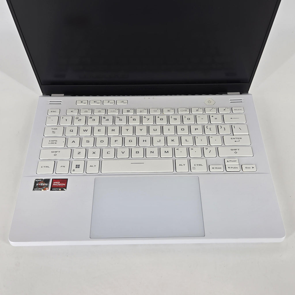 Asus ROG Zephyrus G14 GA402 14 White 3.3 GHz AMD Ryzen 9 6900HS 16GB RAM 1TB Solid State Drive AMD Radeon RX 6800S 8 GB