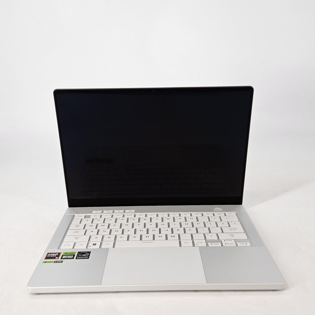 ROG Zephyrus G14 GA403 14 White 4.0 GHz AMD Ryzen 9 8945HS 16GB RAM 1TB Solid State Drive NVIDIA GeForce RTX 4060 8 GB