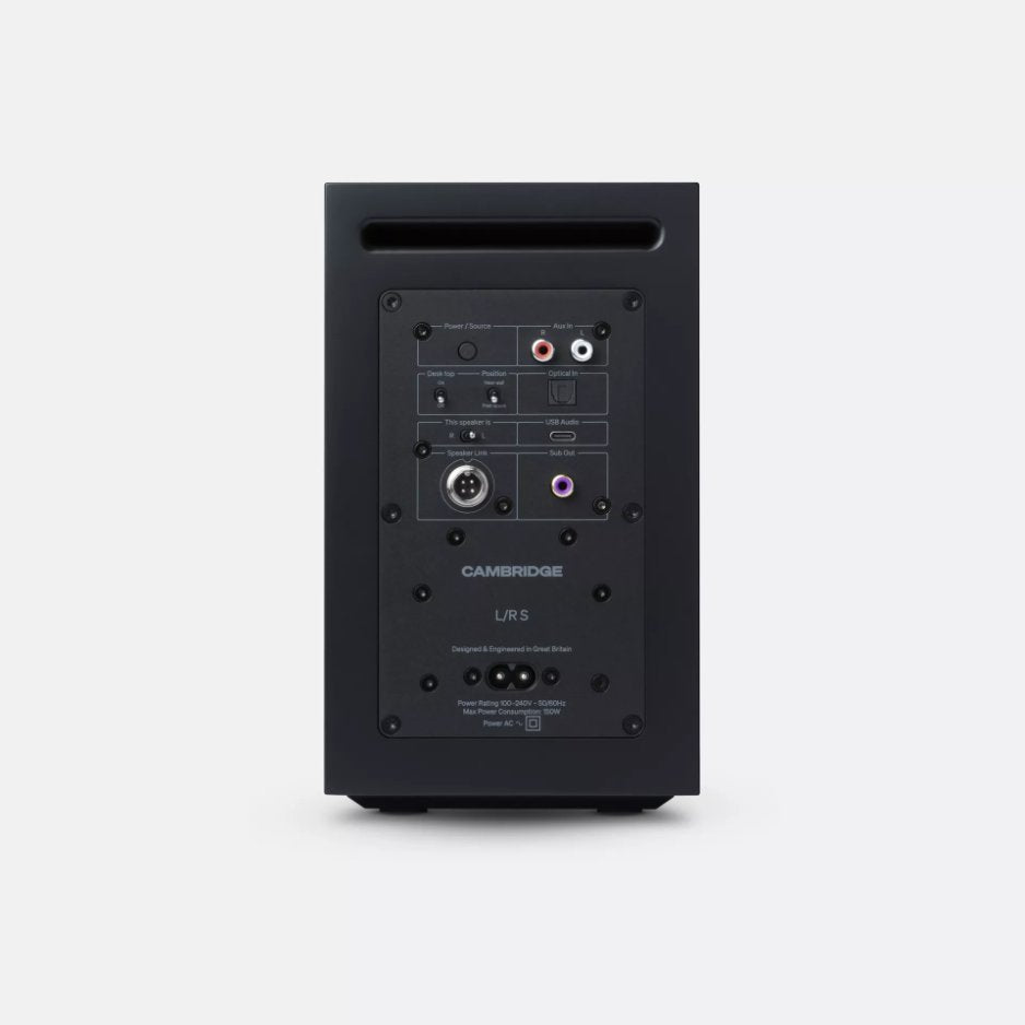 Cambridge Audio L/R S Compact Active Stereo Speakers