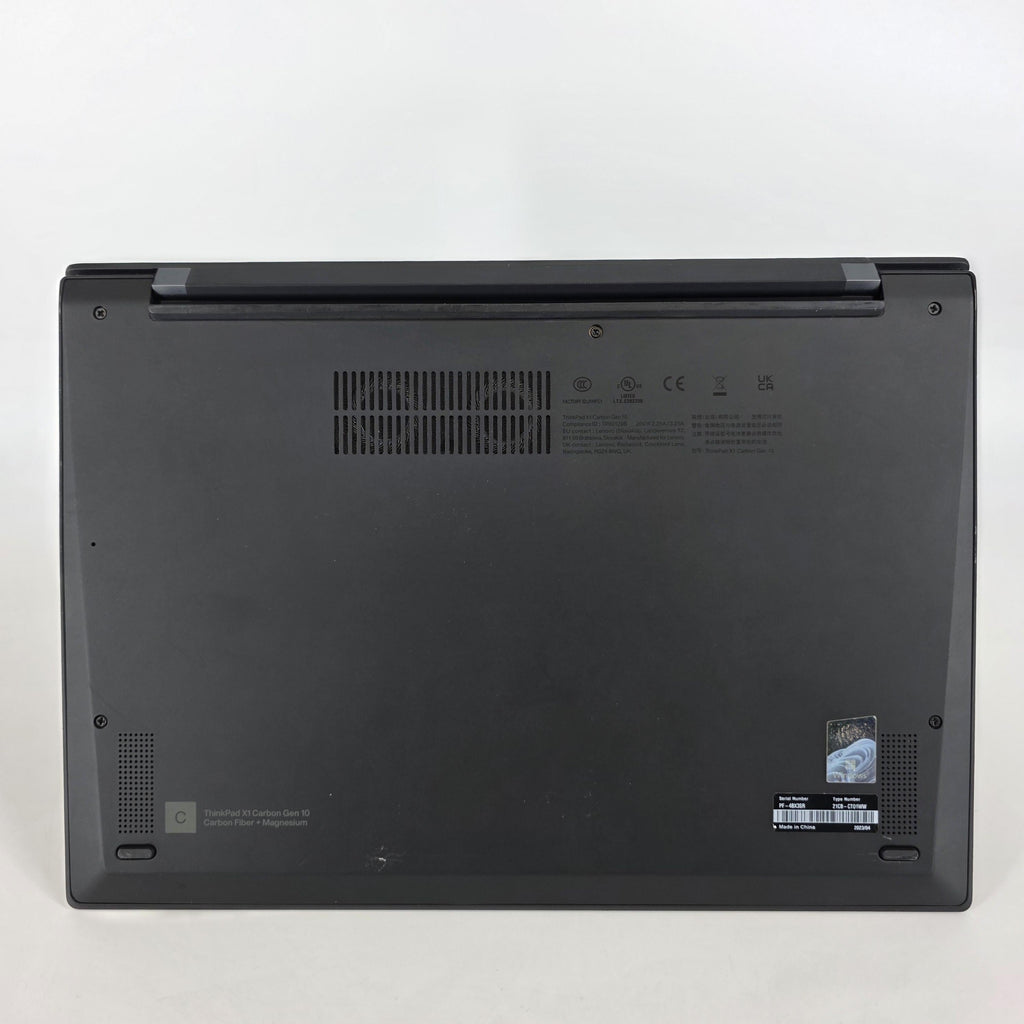 Lenovo ThinkPad X1 Carbon Gen 10 14 Black 1.8 GHz Intel Core i7 12th Gen. 32GB RAM 512GB Solid State Drive