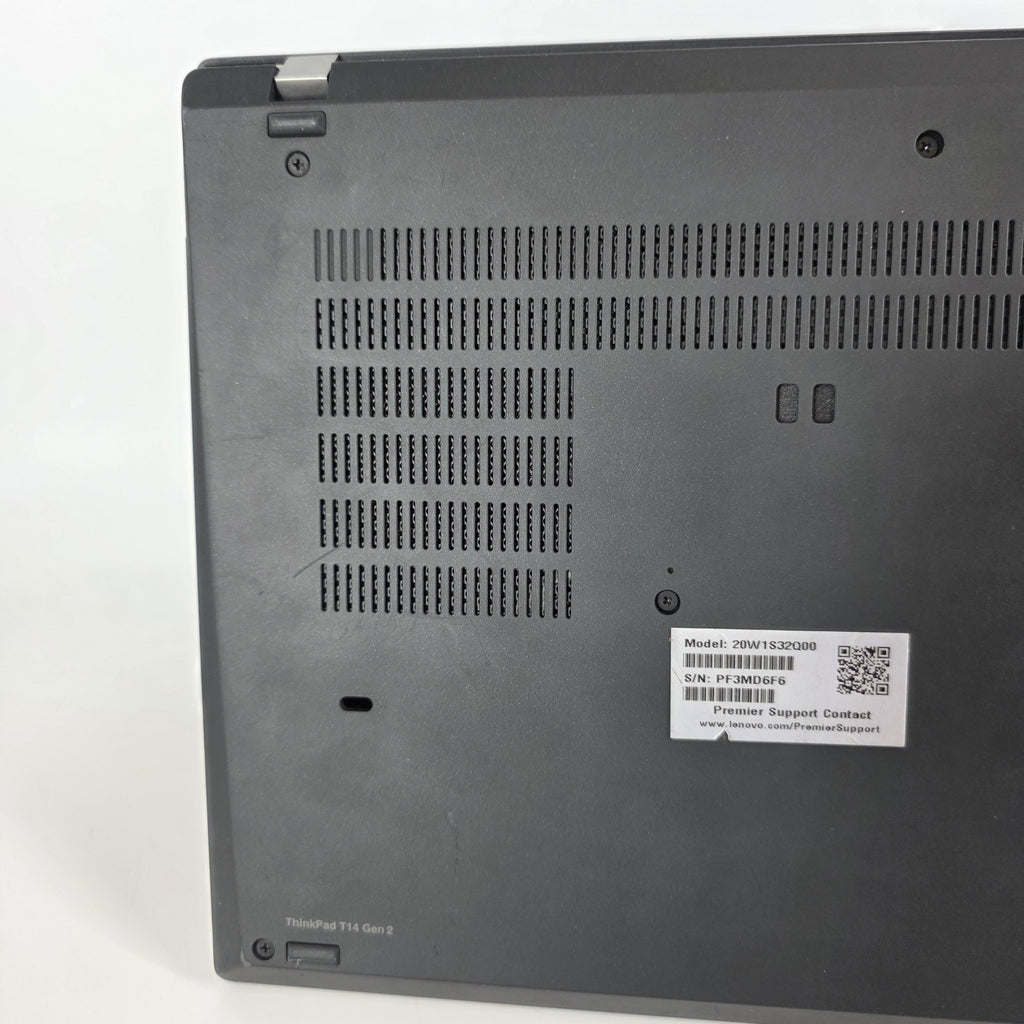 Lenovo ThinkPad T14 Gen 2 Black 2.6 GHz Intel Core i5 11th Gen. 8GB RAM 256GB Solid State Drive