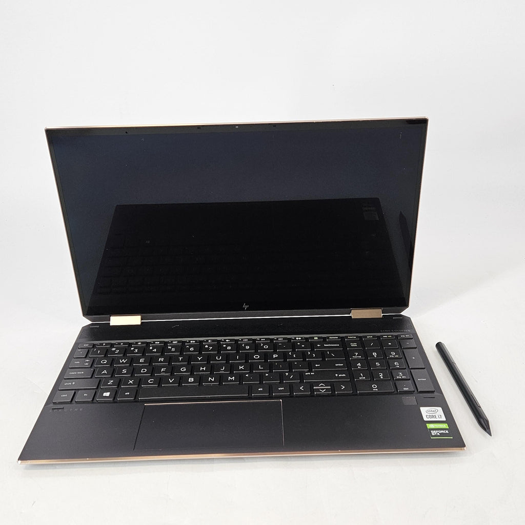 HP Spectre 15 x360 Black 2.6 GHz Intel Core i7 10th Gen. 16GB RAM 1TB Solid State Drive NVIDIA GeForce GTX 1650 Ti 4 GB