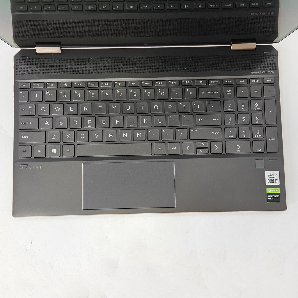 HP Spectre 15 x360 Black 2.6 GHz Intel Core i7 10th Gen. 16GB RAM 1TB Solid State Drive NVIDIA GeForce GTX 1650 Ti 4 GB