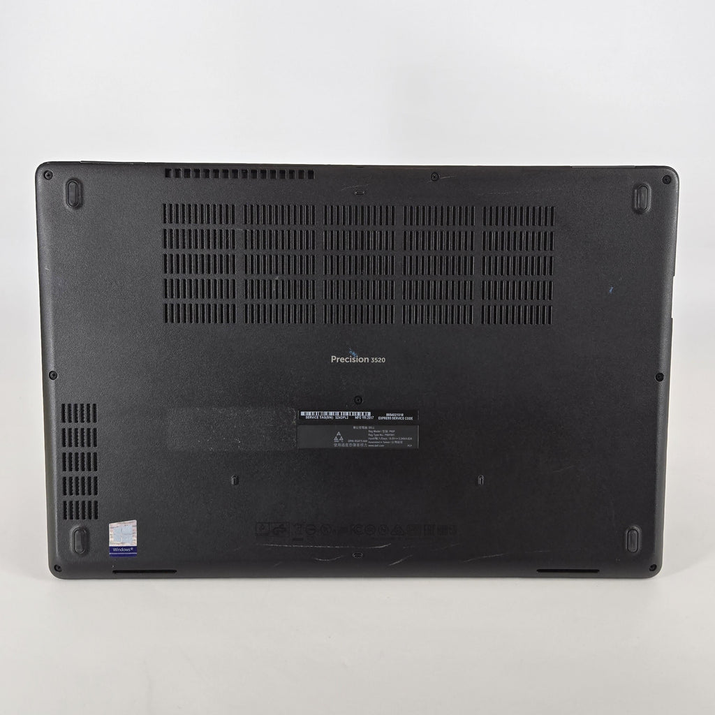 Dell Precision 3520 15.6 Black 2.8 GHz Intel Core i5 7th Gen. 16GB RAM 512GB Solid State Drive NVIDIA Quadro M620 2 GB