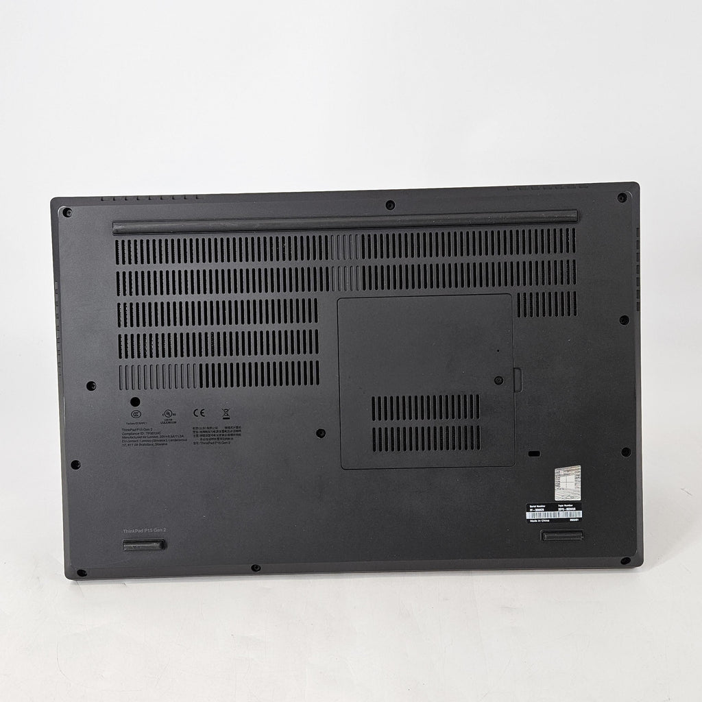 Lenovo ThinkPad P15 Gen 2 Black 2.3 GHz Intel Core i7 11th Gen. 32GB RAM 1TB Solid State Drive NVIDIA RTX A2000 4 GB
