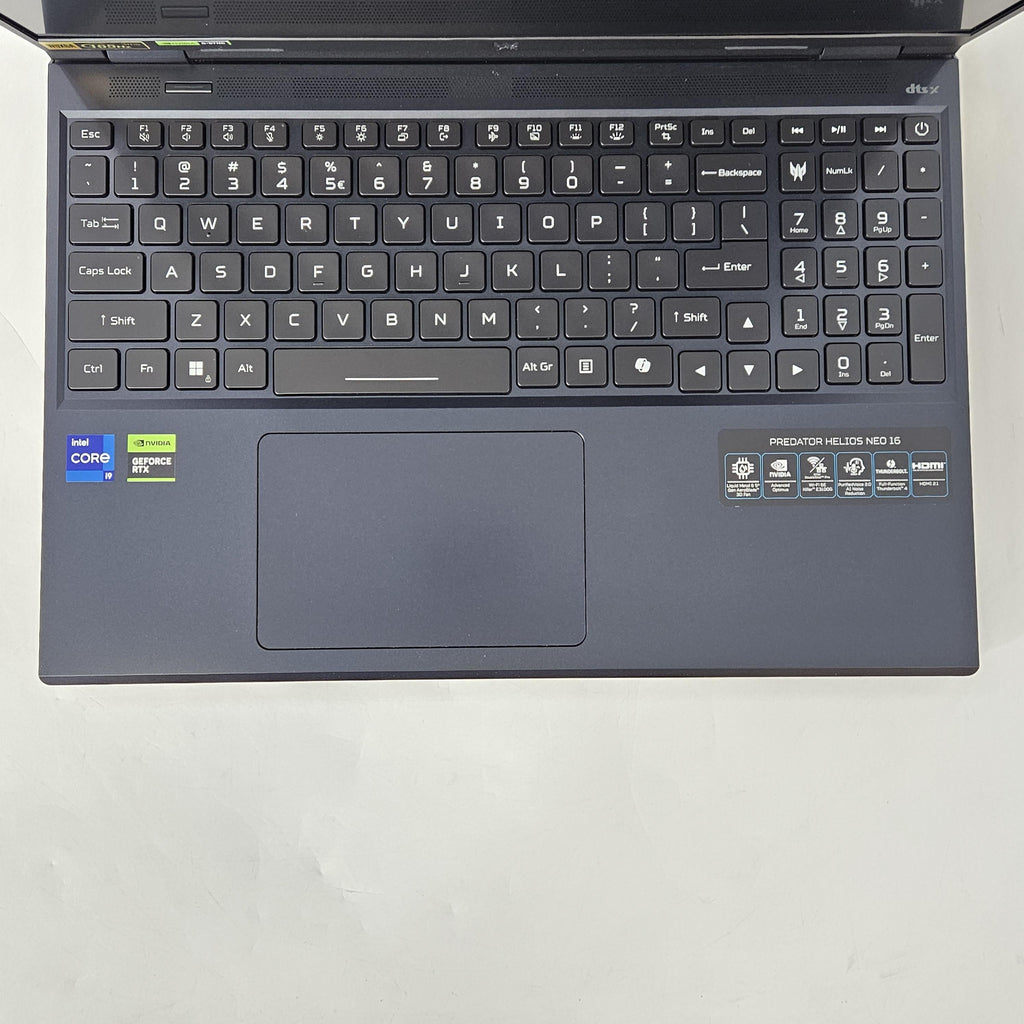 Acer Predator Helios Neo 16 16 Blue 2.2 GHz Intel Core i9 14th Gen. 16GB RAM 1TB Solid State Drive NVIDIA GeForce RTX 4060 8 GB