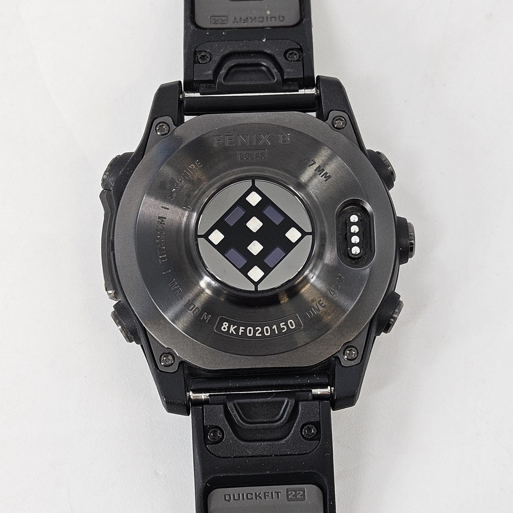 Garmin Fenix 8 Solar Sapphire Edition 47mm Black GPS