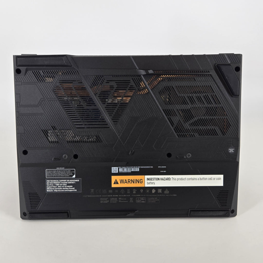 MSI Creator M14 Gray 2.4 GHz Intel Core i7 13th Gen. 32GB RAM 2TB Solid State Drive NVIDIA GeForce RTX 4060 8 GB