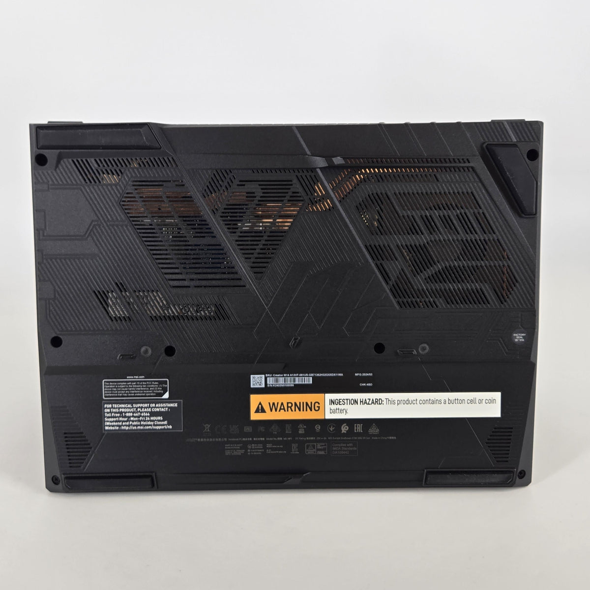 MSI Creator M14 Gray 2.4 GHz Intel Core i7 13th Gen. 32GB RAM 2TB Solid State Drive NVIDIA GeForce RTX 4060 8 GB