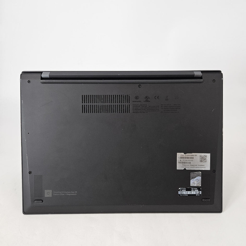 Lenovo ThinkPad X1 Carbon Gen 10 14 Black 1.8 GHz Intel Core i7 12th Gen. 16GB RAM 512GB Solid State Drive