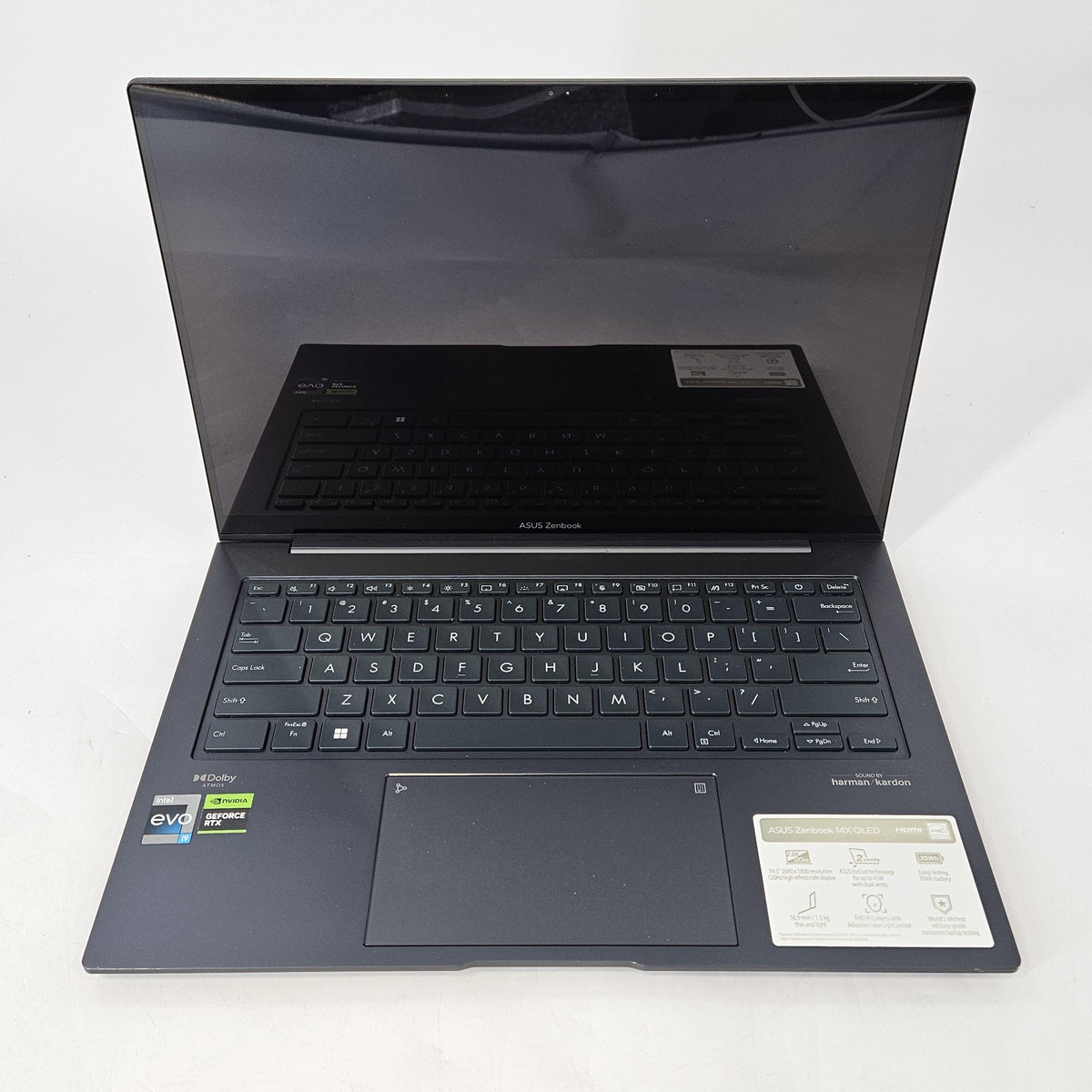 Zenbook 14X Black 2.6 GHz Intel Core i9 13th Gen. 32GB RAM 1TB Solid State Drive NVIDIA GeForce RTX 3050 4 GB