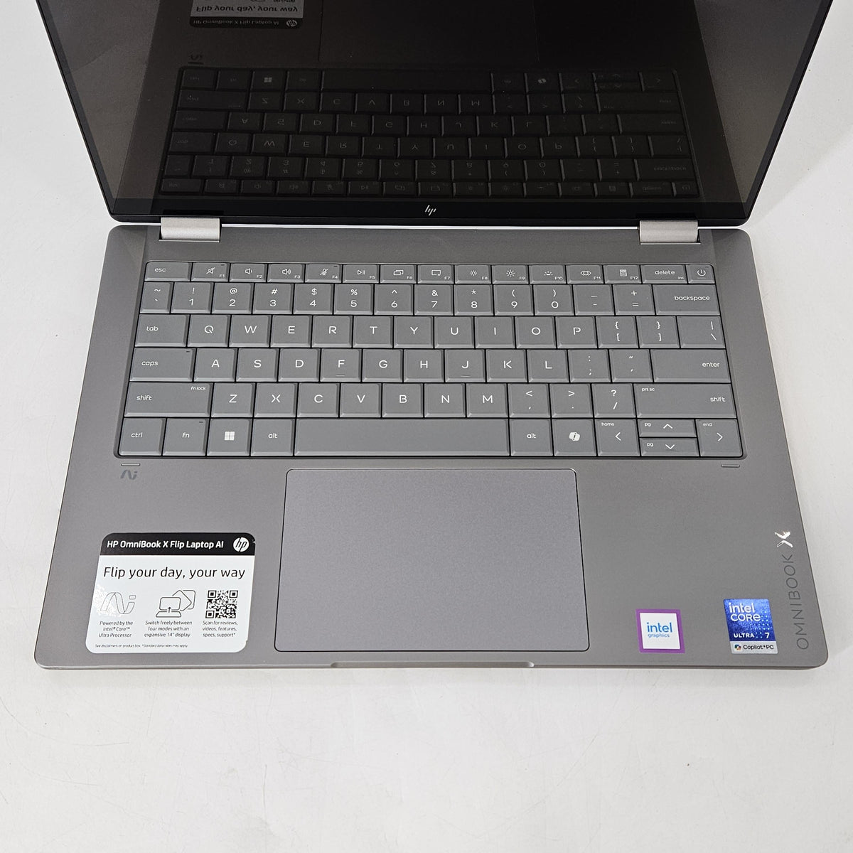HP OmniBook X Flip 14 Eclipse Gray 2.2 GHz Intel Core Ultra 7 Series 3 16GB RAM 1TB Solid State Drive