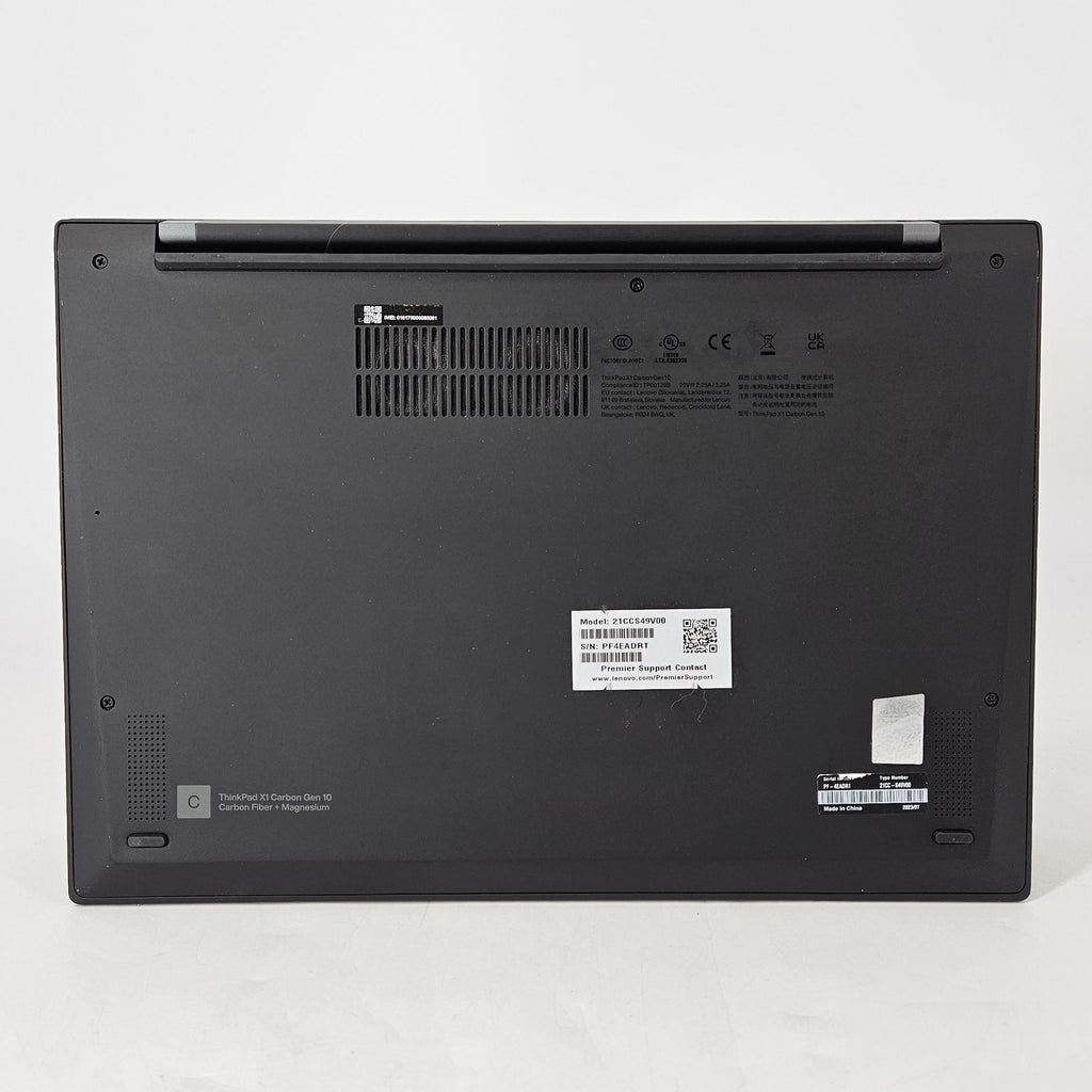 Lenovo ThinkPad X1 Carbon Gen 10 14 Gray 1.6 GHz Intel Core i5 12th Gen. 16GB RAM 256GB Solid State Drive