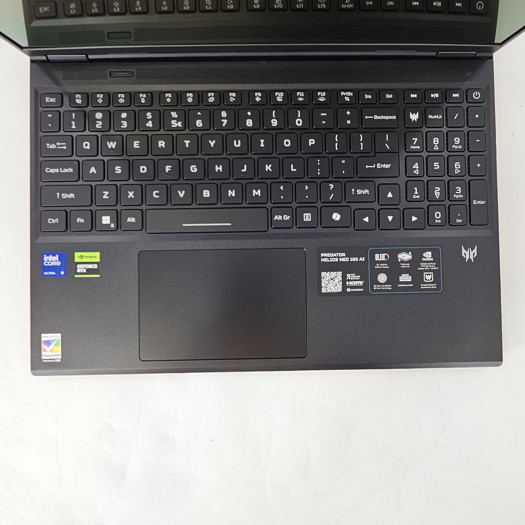 Acer Predator Helios Neo 16S AI 16 Black 2.7 GHz Intel Core Ultra 9 Series 2 32GB RAM 1TB Solid State Drive NVIDIA GeForce RTX 5060 8 GB