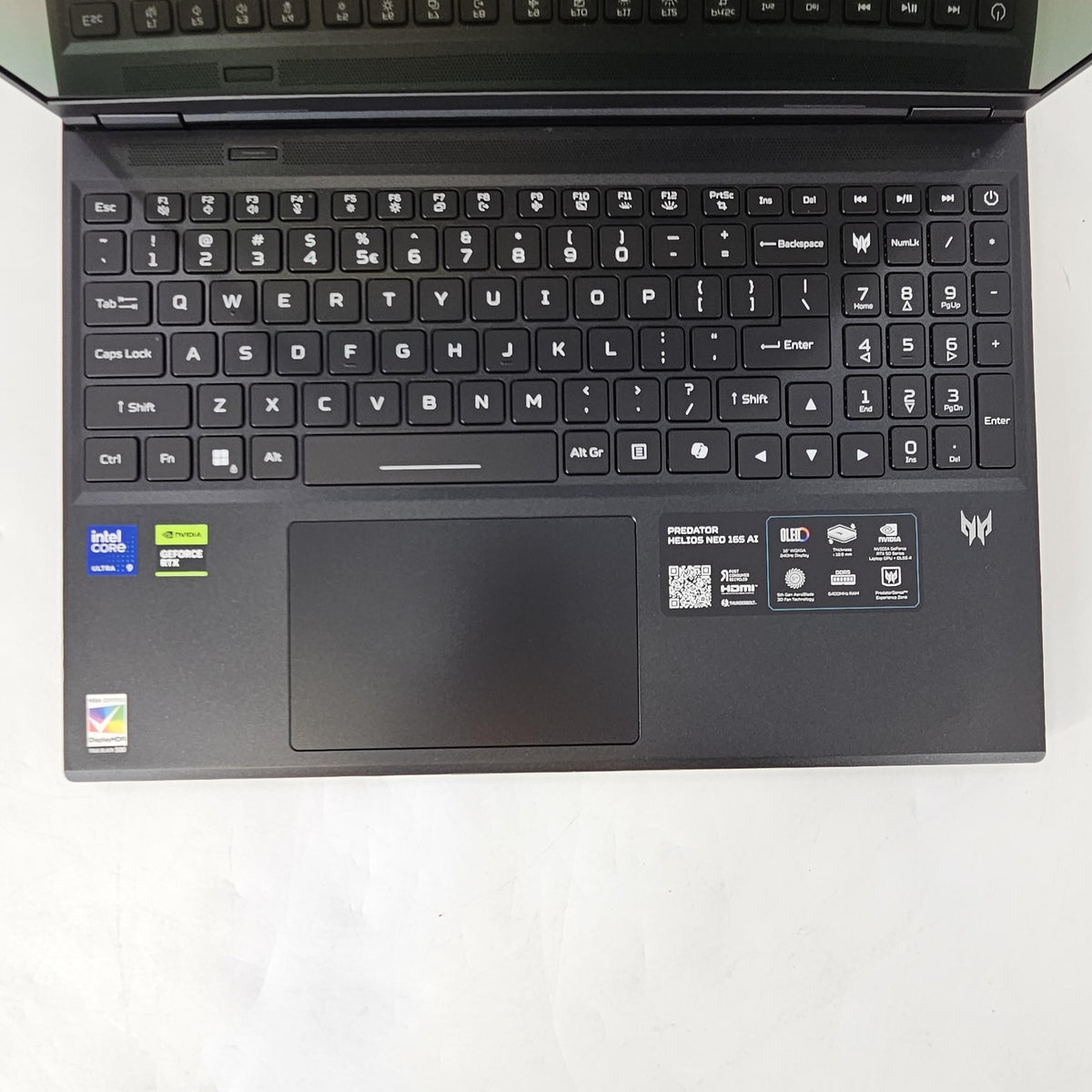 Acer Predator Helios Neo 16S AI 16 Black 2.7 GHz Intel Core Ultra 9 Series 2 32GB RAM 1TB Solid State Drive NVIDIA GeForce RTX 5060 8 GB