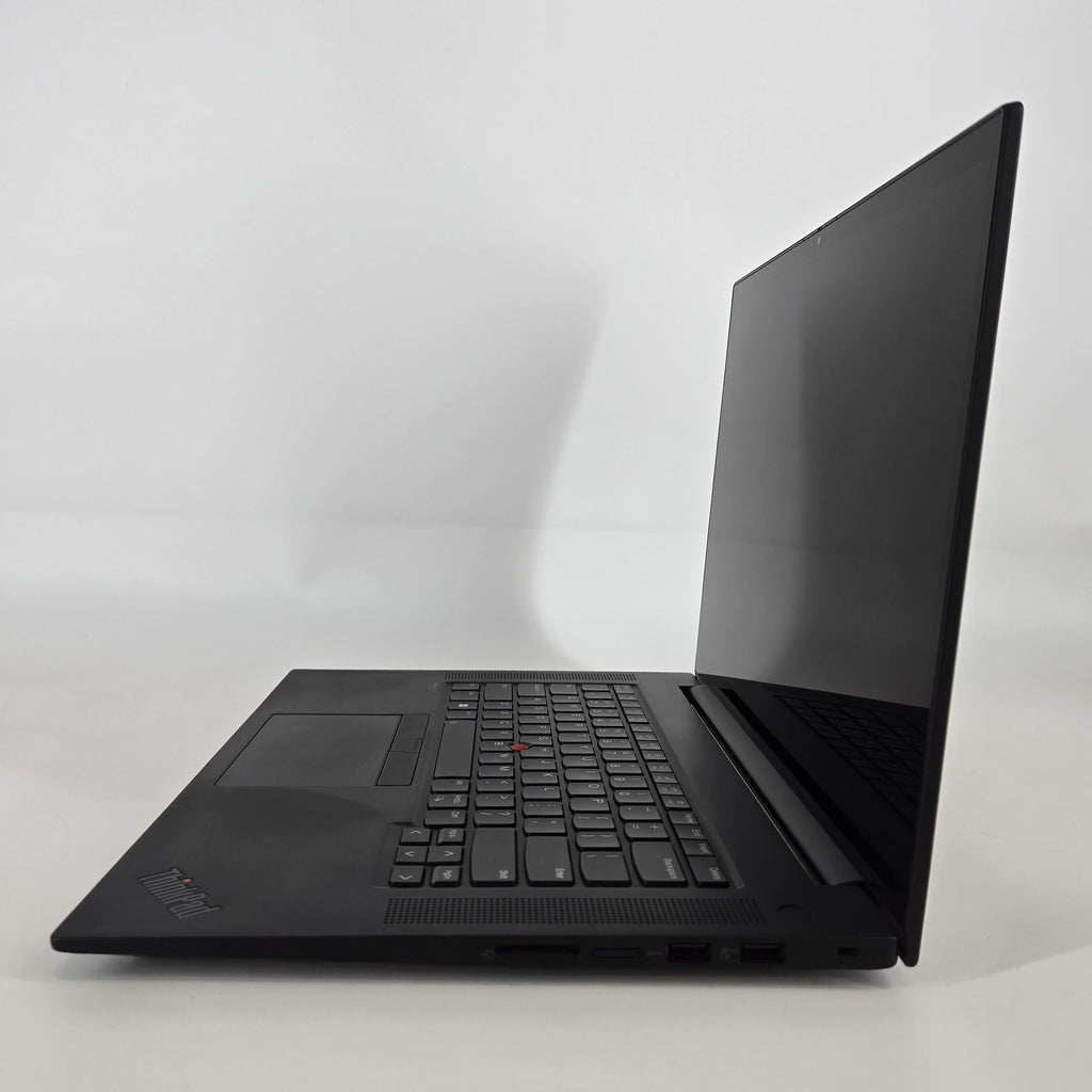 Lenovo ThinkPad P1 Gen 5 16 2022 Black 2.3 GHz Intel Core i7 12th Gen. 8GB RAM 256GB Solid State Drive NVIDIA RTX A1000 4 GB