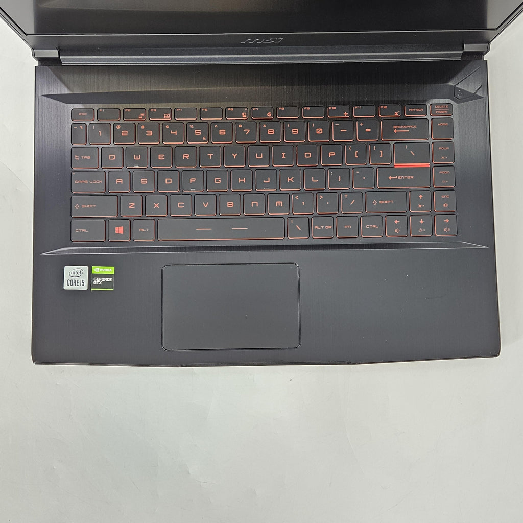 MSI Thin GF63 15.6 Black 2.5 GHz Intel Core i5 10th Gen. 8GB RAM 256GB Solid State Drive NVIDIA GeForce GTX 1650 4 GB