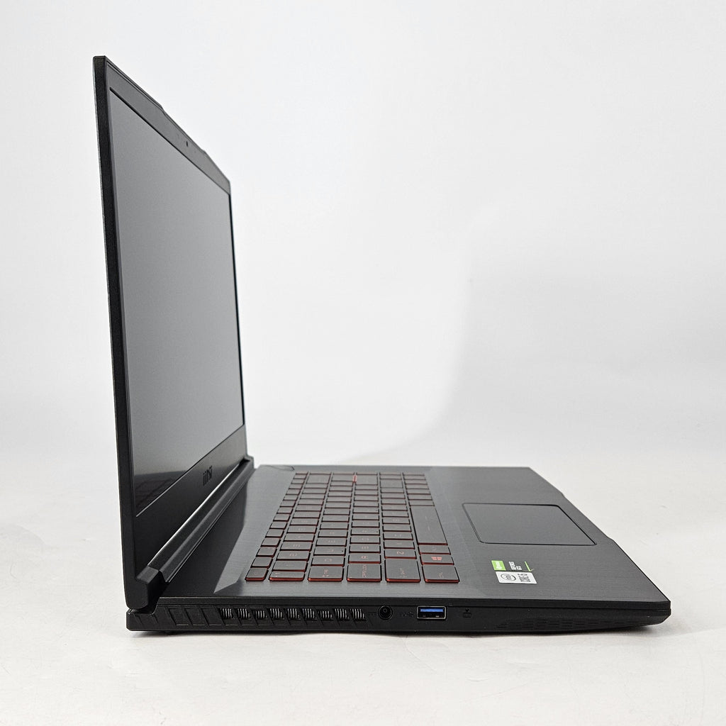MSI Thin GF63 15.6 Black 2.5 GHz Intel Core i5 10th Gen. 8GB RAM 256GB Solid State Drive NVIDIA GeForce GTX 1650 4 GB
