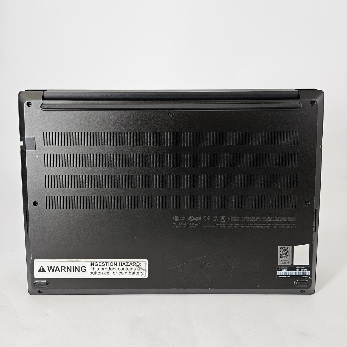Lenovo ThinkPad E14 Gen 6 Black 1.7 GHz Intel Core Ultra 7 32GB RAM 512GB Solid State Drive