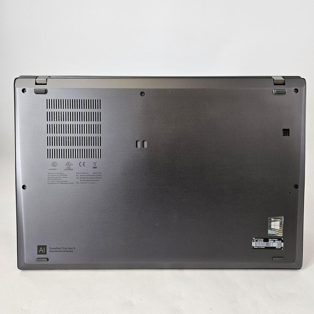 Lenovo ThinkPad T14s Gen 2 Gray 2.8 GHz Intel Core i7 11th Gen. 16GB RAM 512GB Solid State Drive