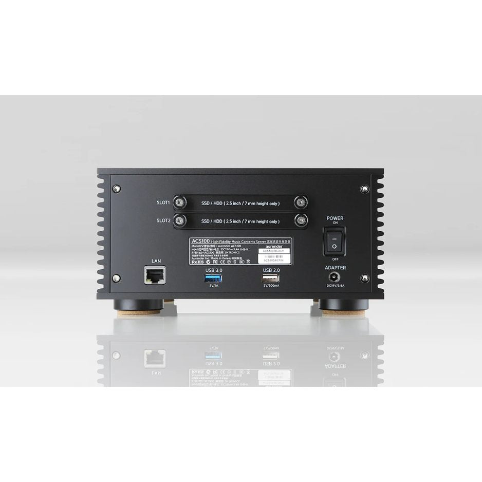 Aurender ACS100 Music Server & Streamer with Built-In CD Ripper