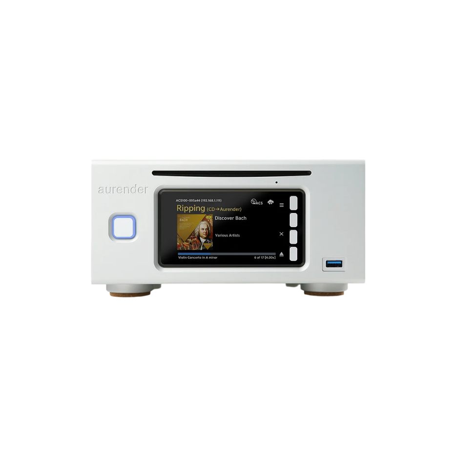 Aurender ACS100 Music Server & Streamer with Built-In CD Ripper