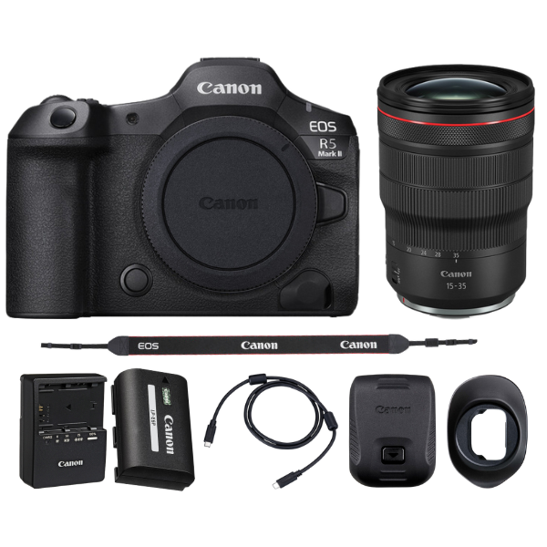 Canon EOS R5 Mark II w/ RF 15-35mm f/2.8L IS USM Lens