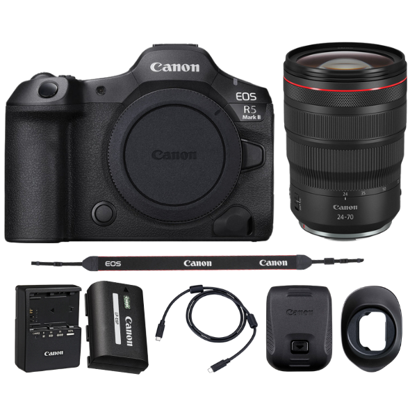 Canon EOS R5 Mark II w/ RF 24-70mm f/2.8L IS USM Lens