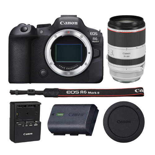 Canon EOS R6 Mark II Mirrorless Camera w/ RF 70-200mm f/2.8L IS USM Lens